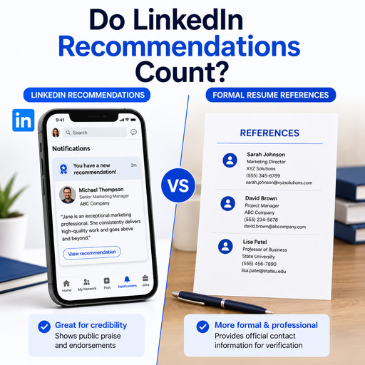 Do LinkedIn recommendations count ?
