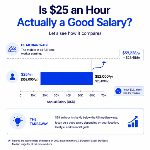 is $25 a good salary